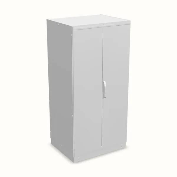 Armario modular NEO, doble puerta, sin placa de montaje 2000×1000×800, vista de tres cuartos