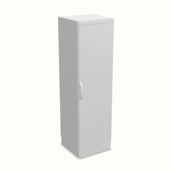 Armario modular TEOS Plus+, puerta ciega, sin placa de montaje 2000×600×600, vista de tres cuartos