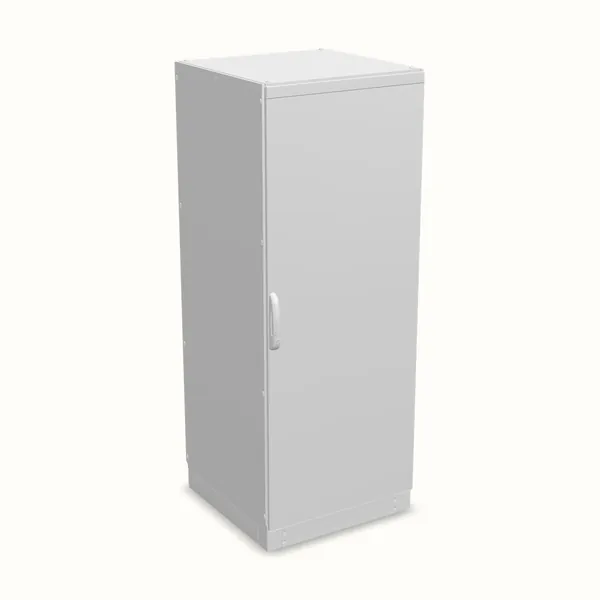 Armario modular TEOS Plus+, puerta ciega, sin placa de montaje 2000×800×800, vista de tres cuartos