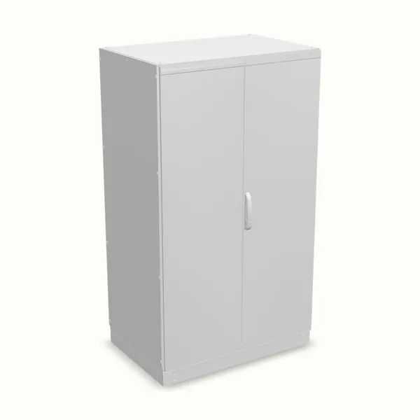 Armario modular TEOS Plus+, doble puerta, sin placa de montaje 2000×1200×800, vista de tres cuartos