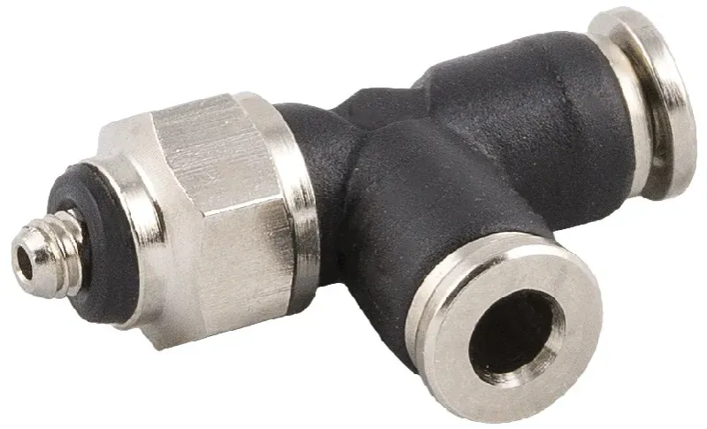 56225 · Racor a T orientable macho lateral cilíndrico, foto del catálogo de Aignep