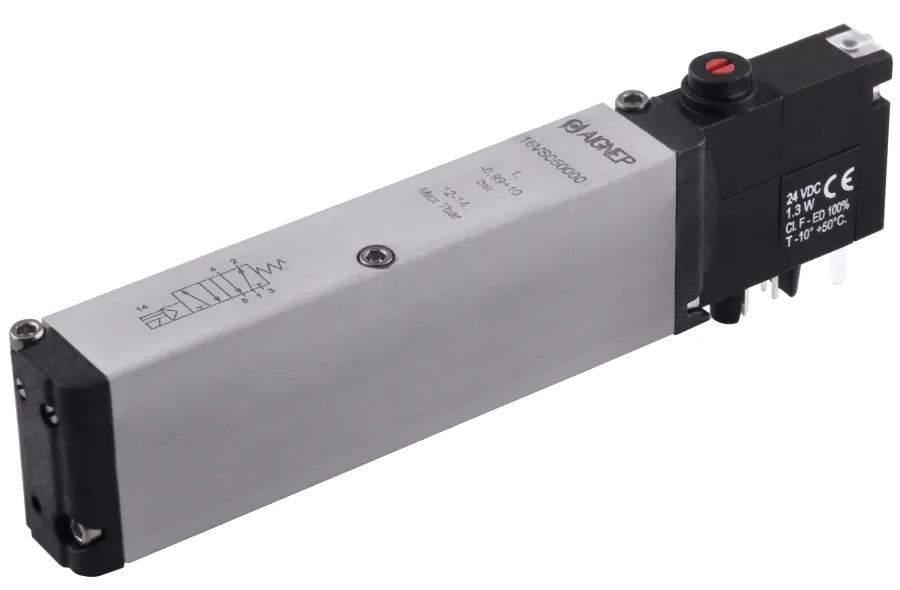 16V · Electroválvulas fieldbus, foto del catálogo de Aignep