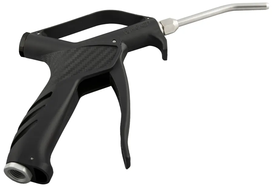 361 · Pistola de soplado con tubo de acero inoxidable, foto del catálogo de Aignep