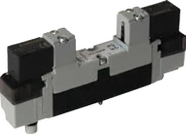 BDE-3 · Distribuidores ISO 18 mm conexión eléctrica integrada, foto del catálogo