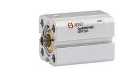 BB · Cilindro de carrera corta ISO de simple efecto, foto del catálogo de Aignep