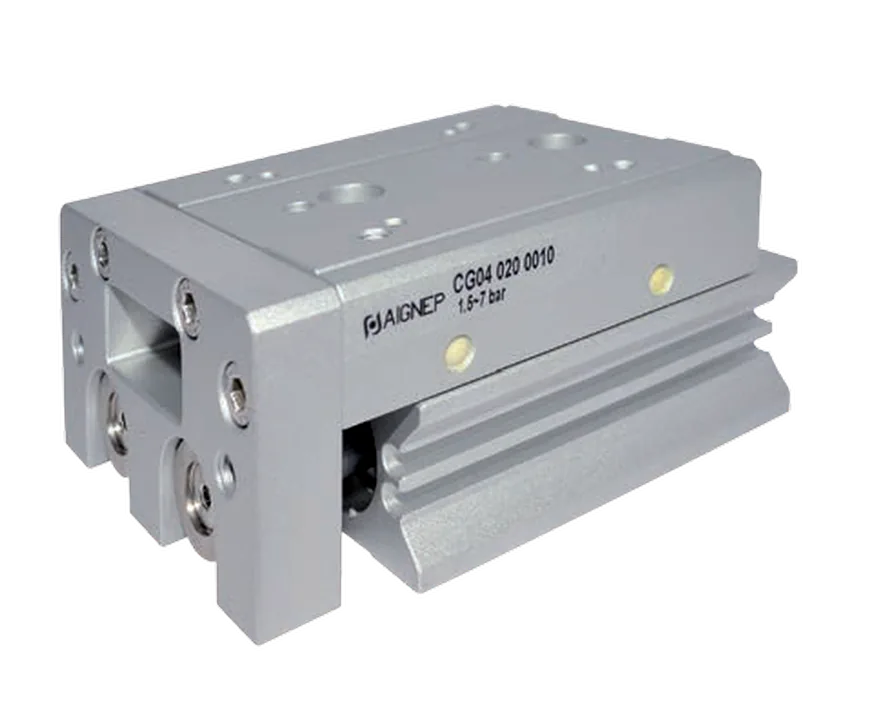 CG04 · Mesa compacta con guía de precisión, foto del catálogo de Aignep