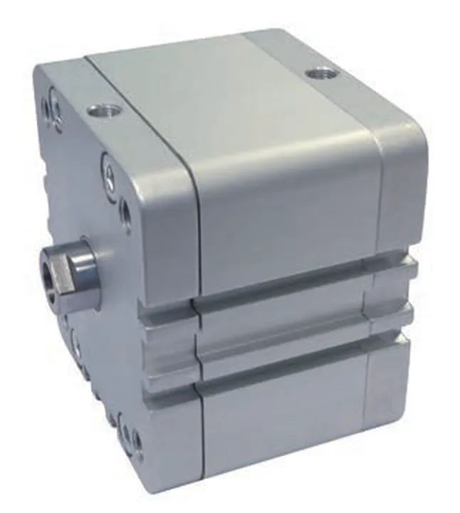 WF · Cilindro compacto ISO 21287 de doble efecto, foto del catálogo de Aignep