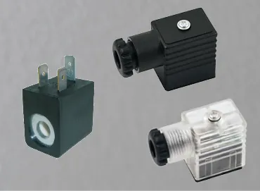 Bobinas y conectores para fluidos, foto de Aignep