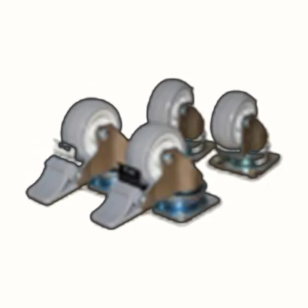 Juego de ruedas de 80MM (4 uds. 2 con freno)., foto del fabricante
