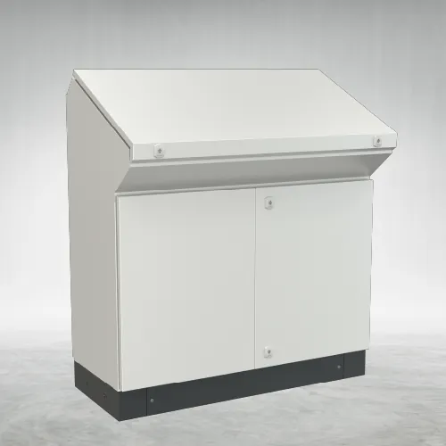 Pupitre 1200 ancho doble puerta frontal con doble puerta trasera, foto del fabricante