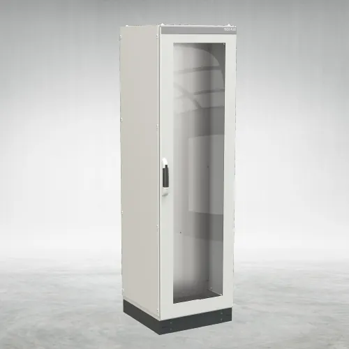 Armario modular TEOS Plus+, puerta transparente, sin placa de montaje 2000×600×500, foto del fabricante