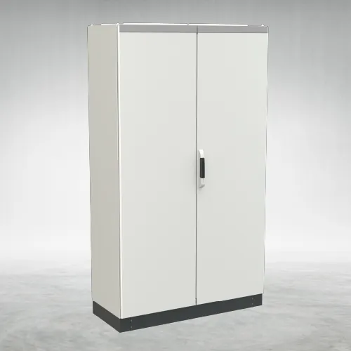 Armario compacto NEO Monoblock, doble puerta, con placa de montaje 2000×1200×400, foto del fabricante